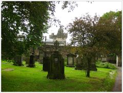 Historischer Friedhof von Greyfriars