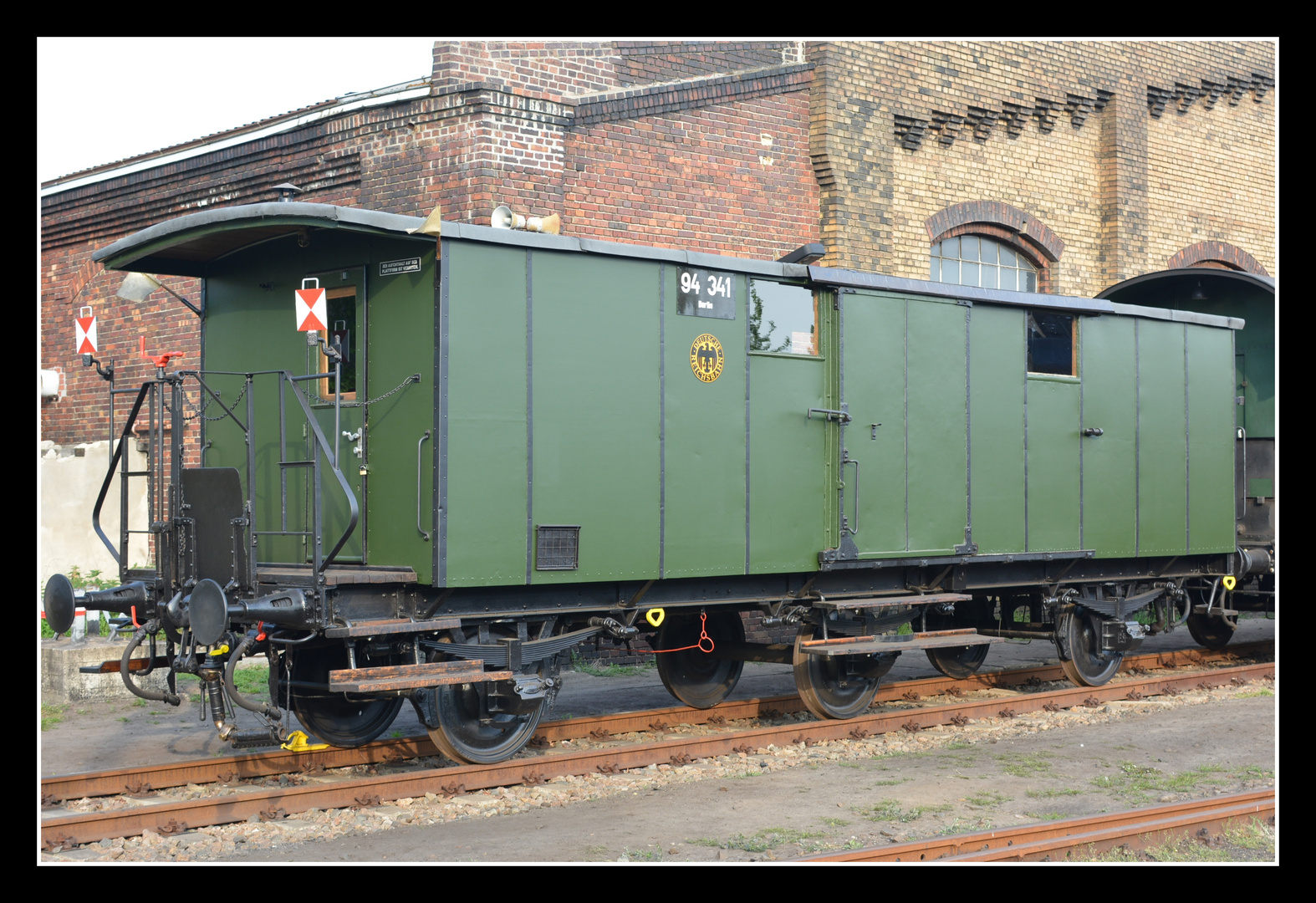 Historischer Gepäckwagen