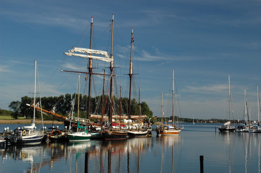 Historischer Hafen in Kappeln an der Schlei