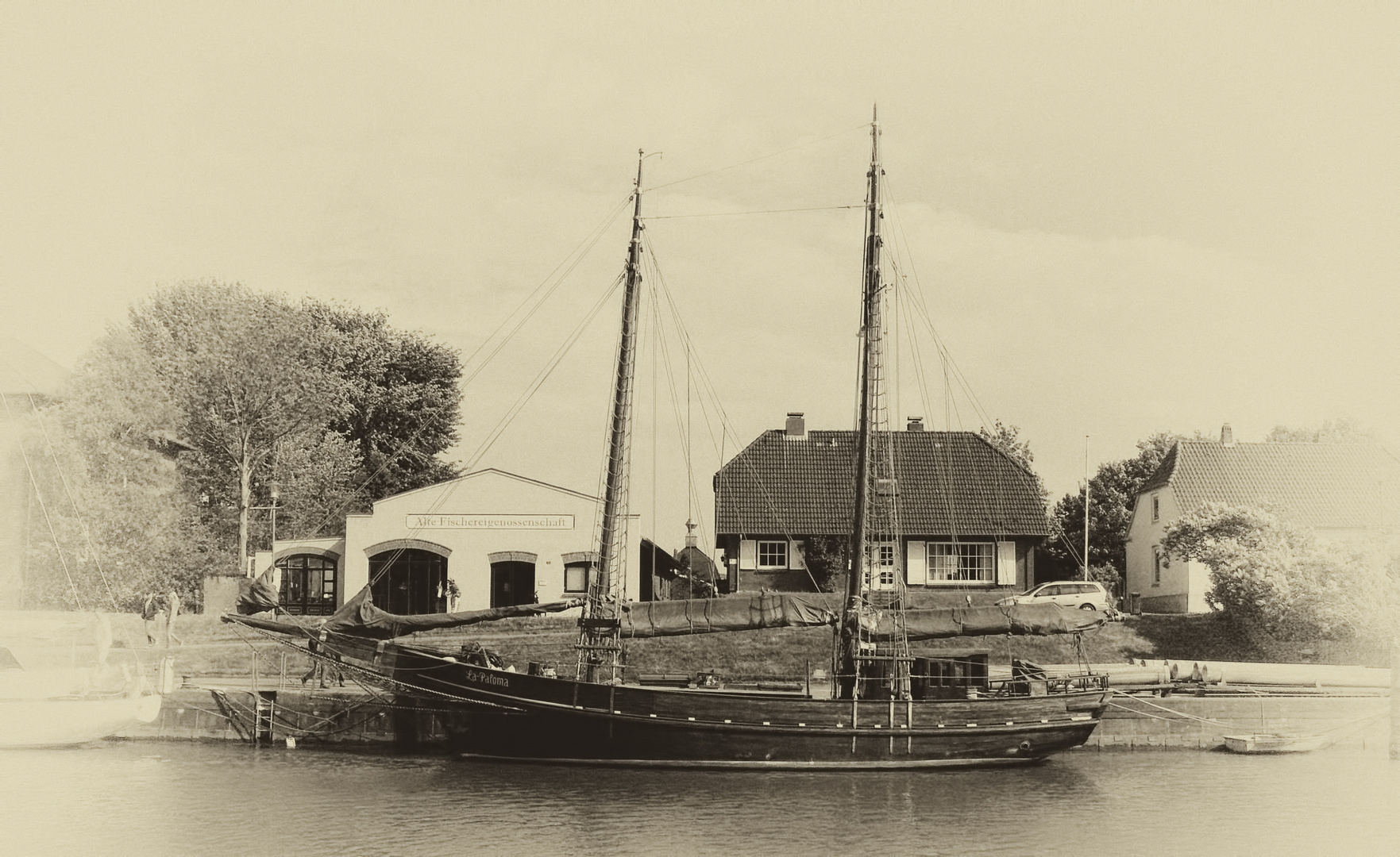 Historischer Hafen von Tönning