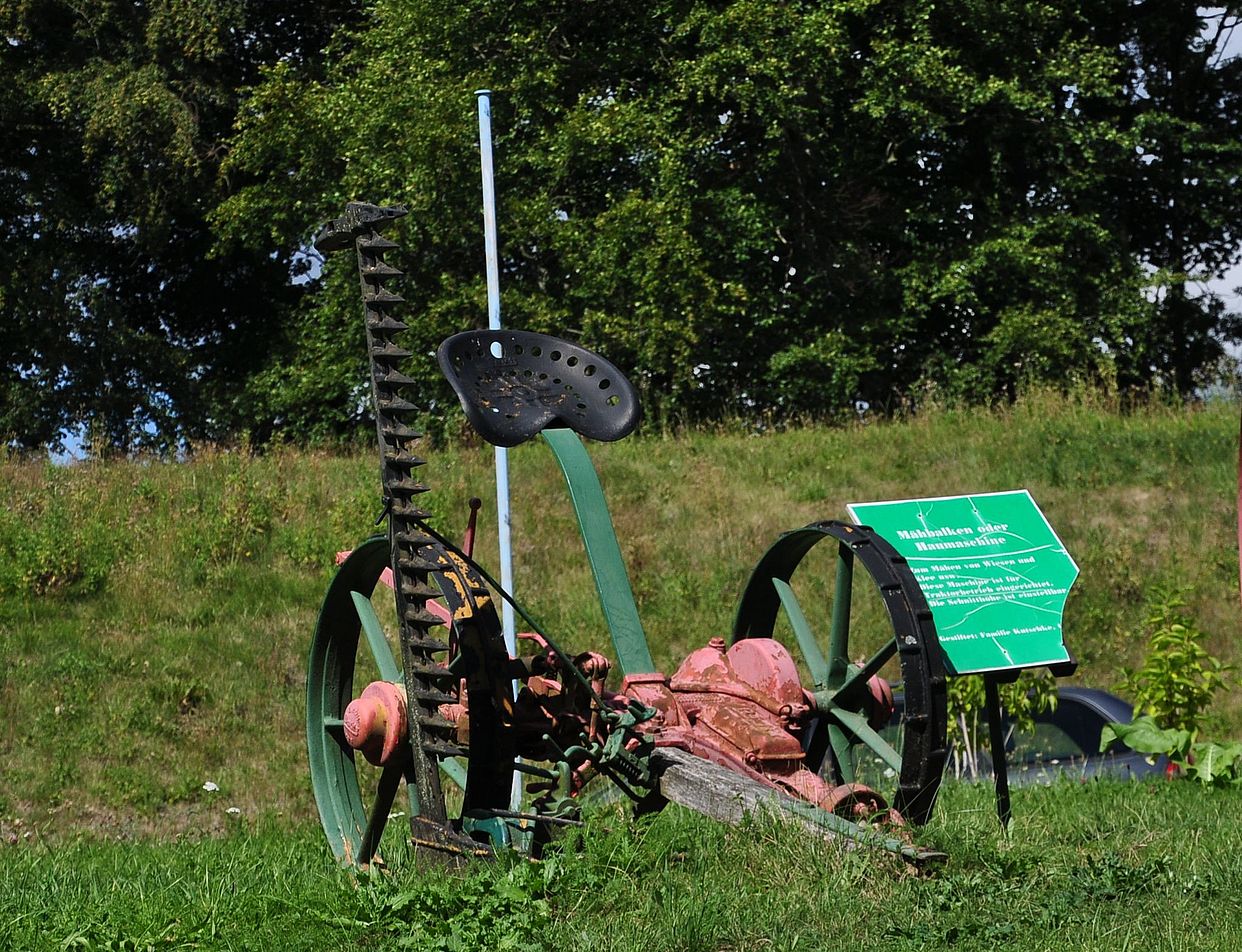 Historischer Mähbalken