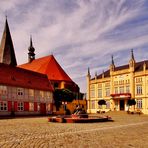 Historischer Marktplatz in Bützow.