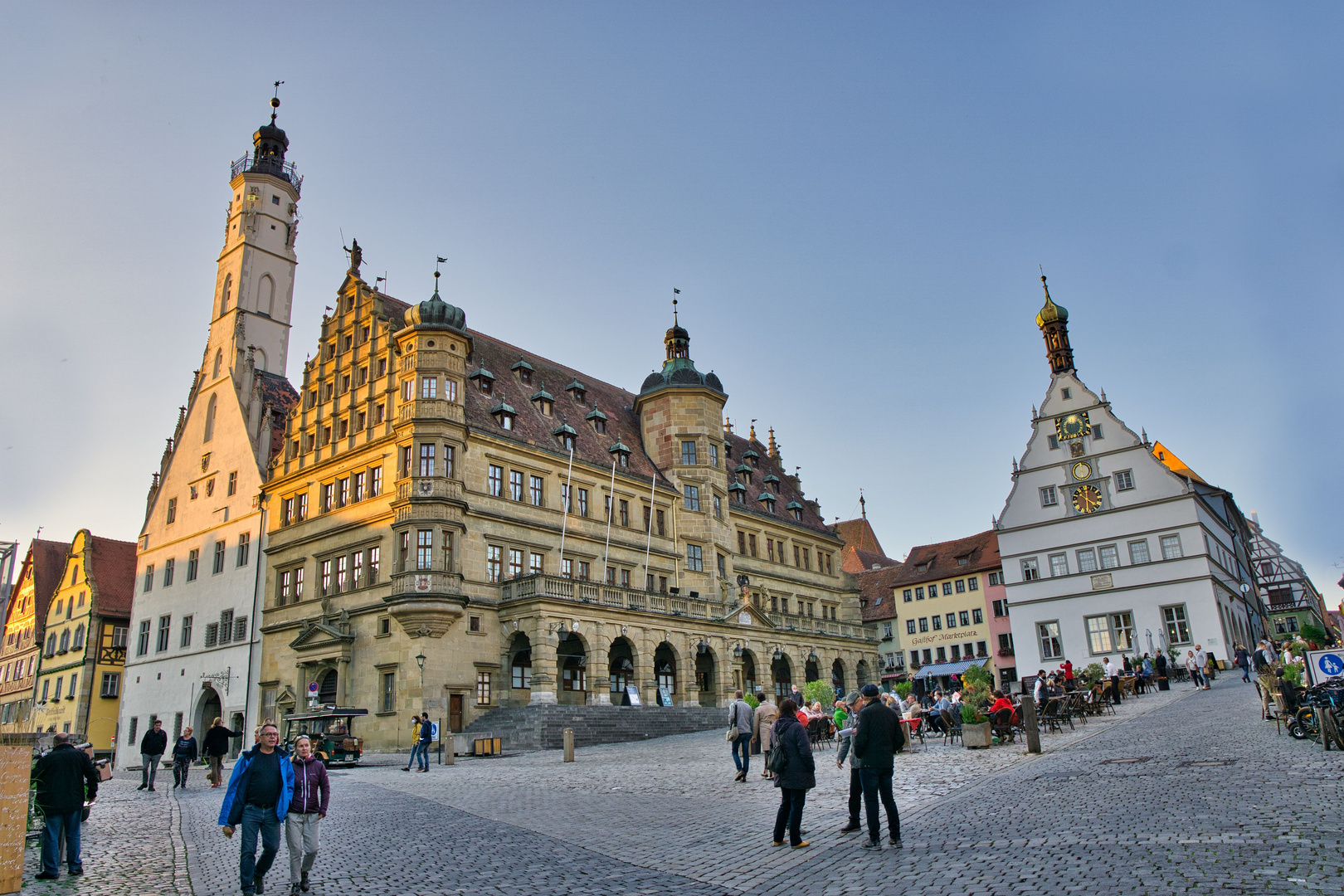 Historischer Marktplatz von Rothenburg ob der Tauber