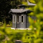 Historischer Pavillon im Licht