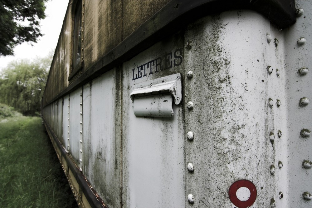 Historischer Postwaggon der Sncf