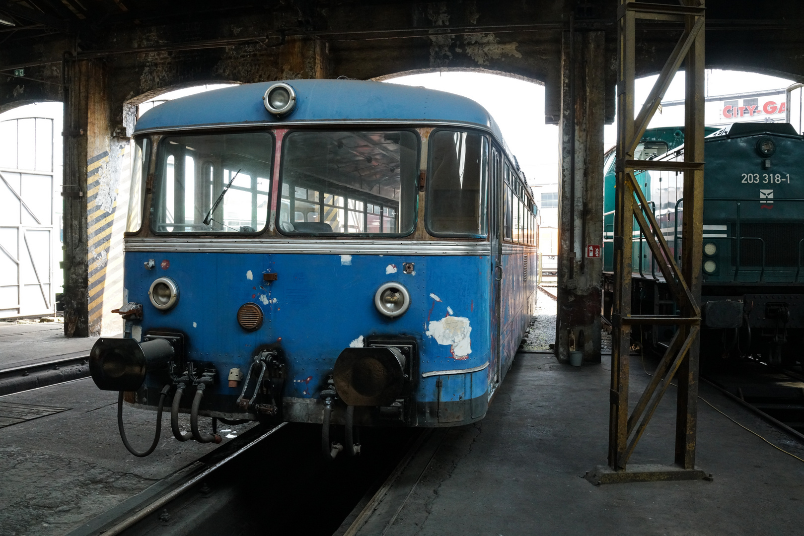 historischer Schienenbus