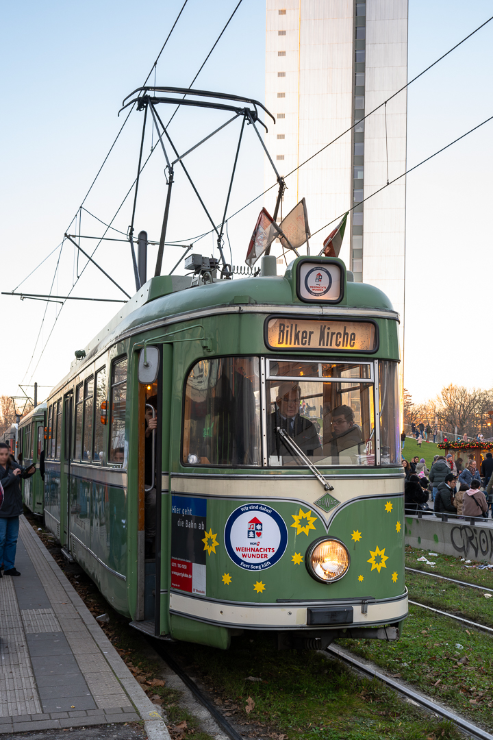 Historischer Straßenbahnwagen