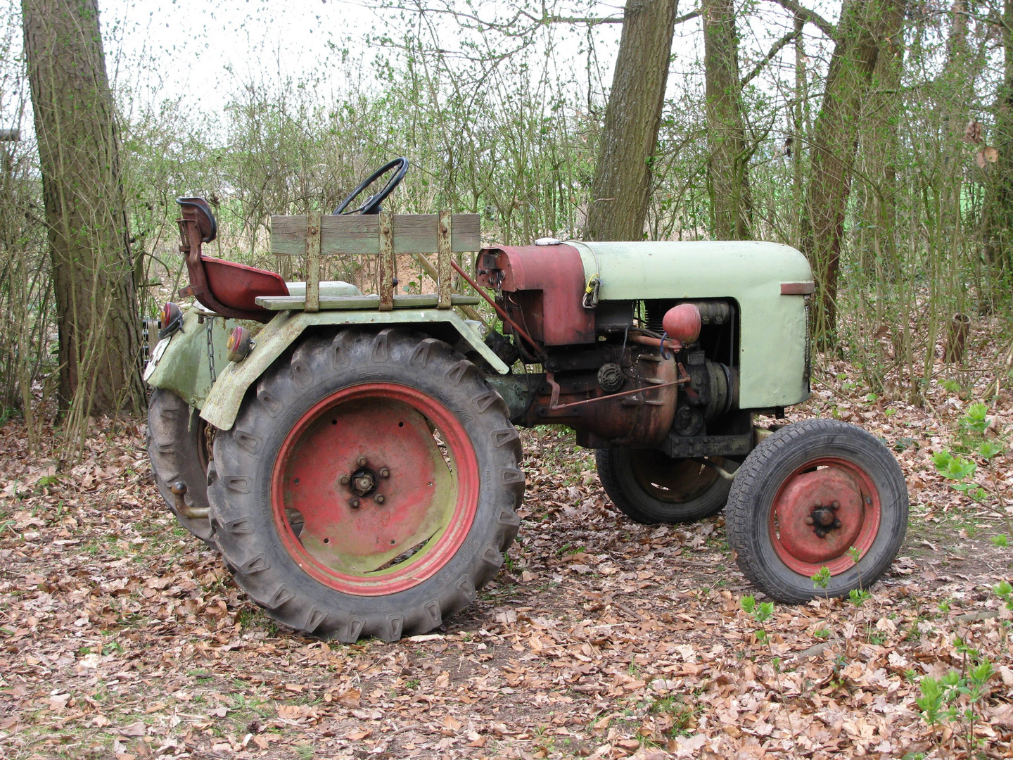 Historischer Traktor