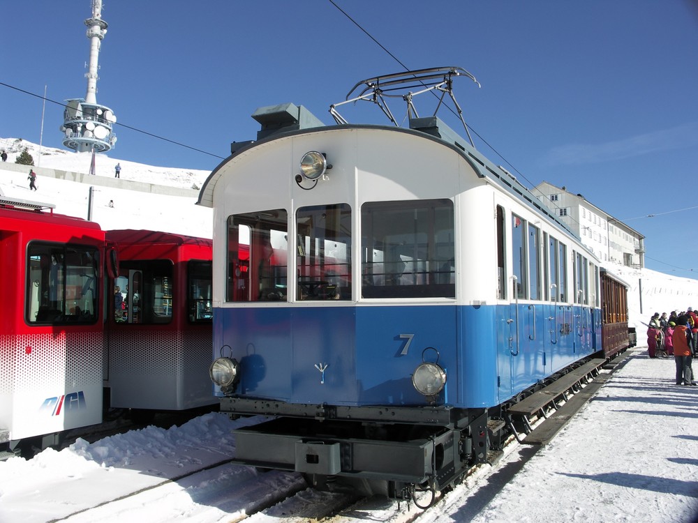 Historischer Triebwagen der Arth- Rigi-Bahn (ARB) Nr. 7