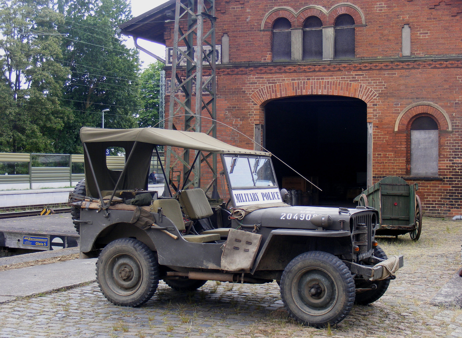 Historischer US-Jeep in Eystrup