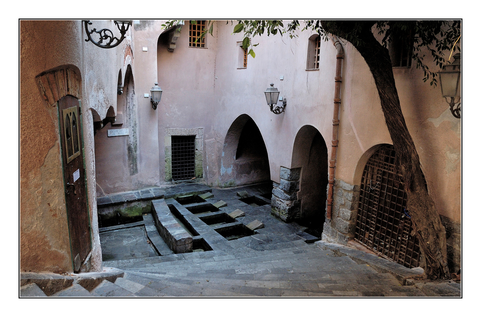 historischer Waschplatz in Cefalu