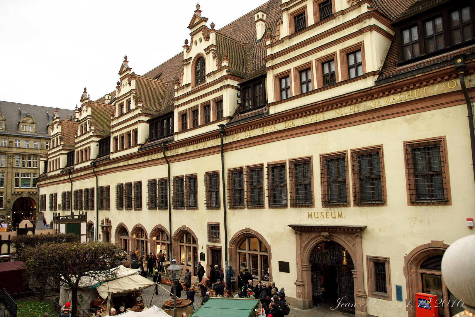 Historischer Weihnachtsmarkt am Leipziger Naschmarkt (1)