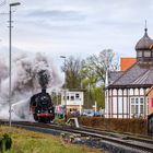 Historischer Zug am Gradierwerk Bad Salzungen