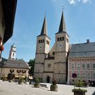 Historisches Berchtesgaden: Am Schlossplatz mit Stiftskirche