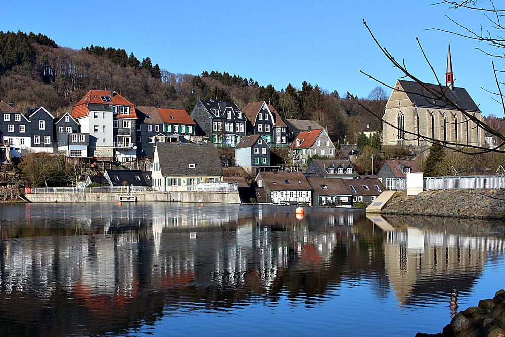 Historisches Beyenburg Foto & Bild landschaft, spiegelung, wuppertal