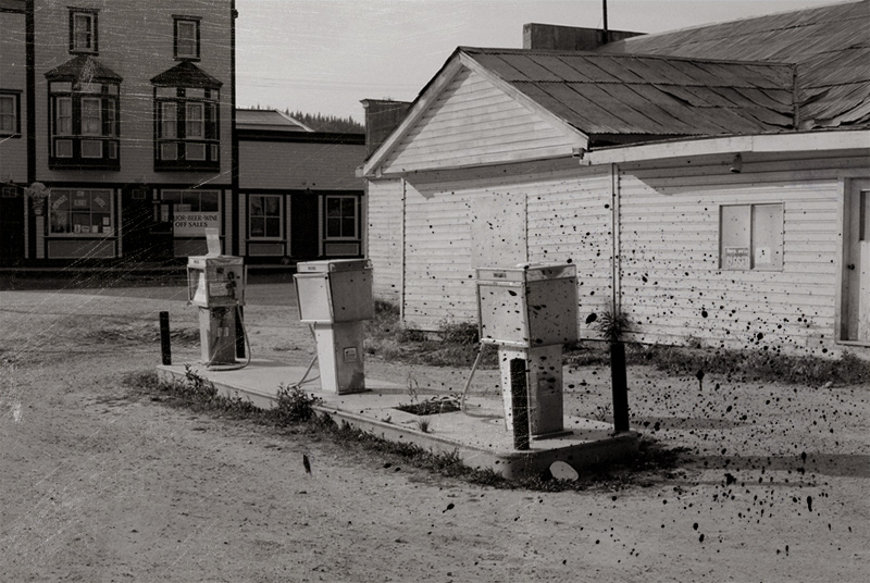 Historisches Bild von Dawson City