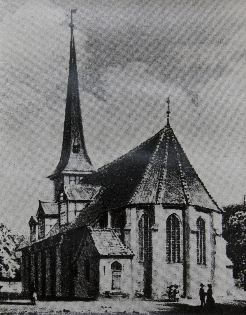 Historisches Foto Dreifaltigkeits-Kirche Harburg