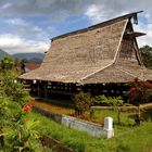 Historisches Haus auf der Insel Halmahera