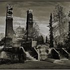 Historisches Krematorium Gera im Monochrom-Modus