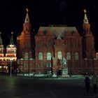 Historisches Museum in Moskau bei Nacht