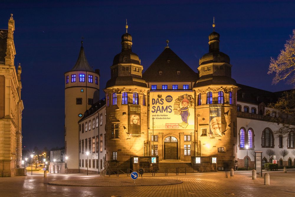 Historisches Museum Speyer by night Foto & Bild ...