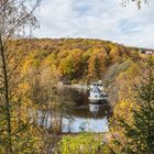 Historisches Pumpenhaus am Itzenplitzer Weiher (Heiligenwald/Saarland)