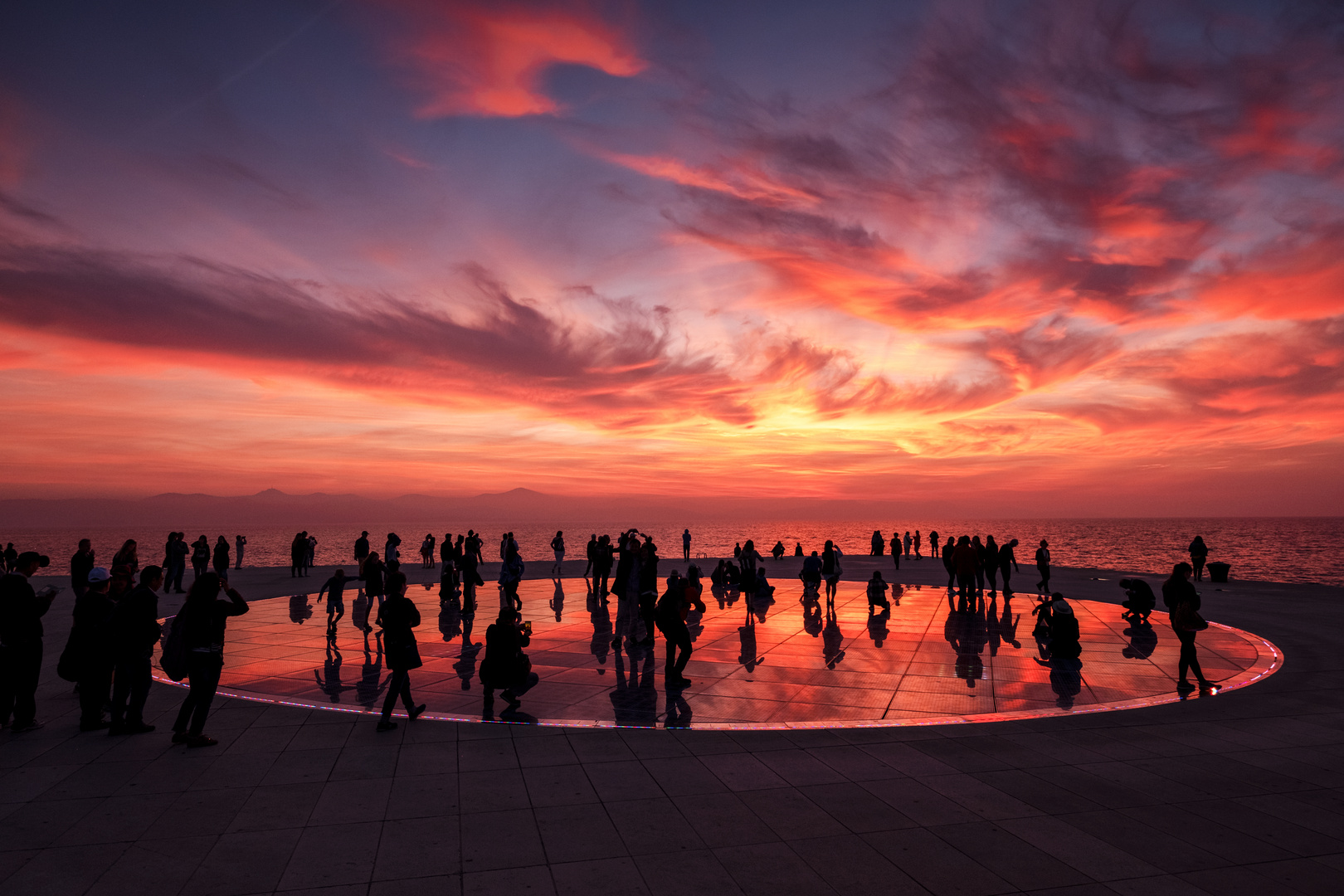 Hitchcock bezeichnete den Sonnenuntergang