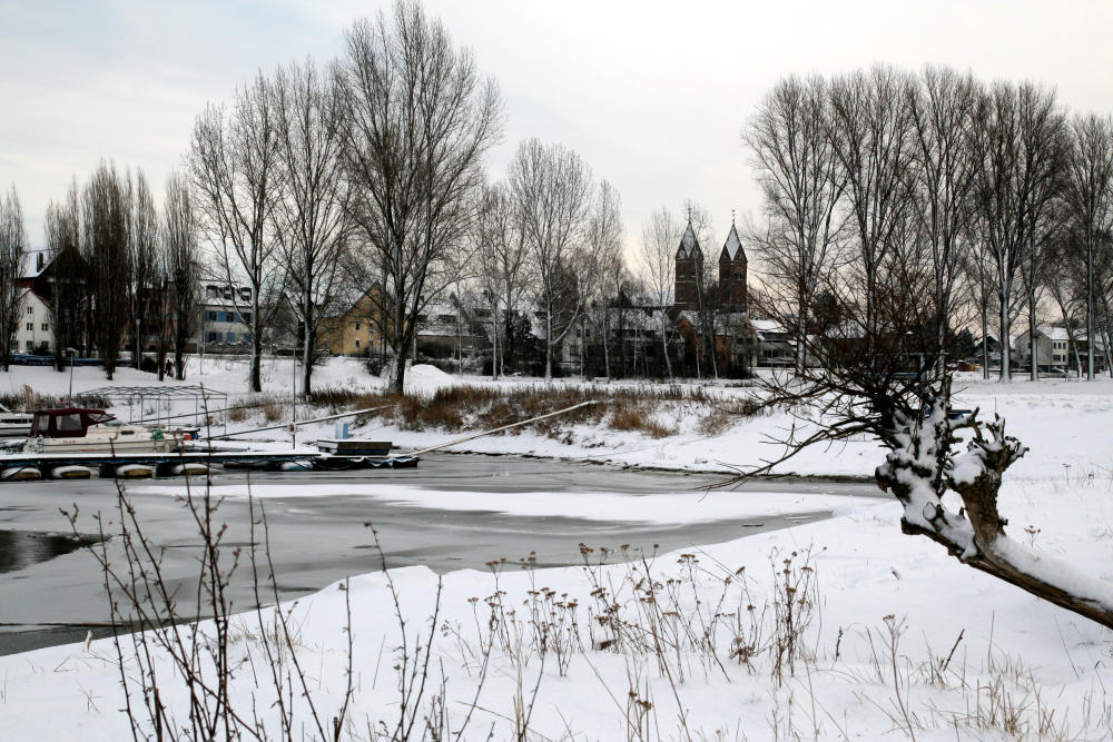 Hitdorf im Schnee