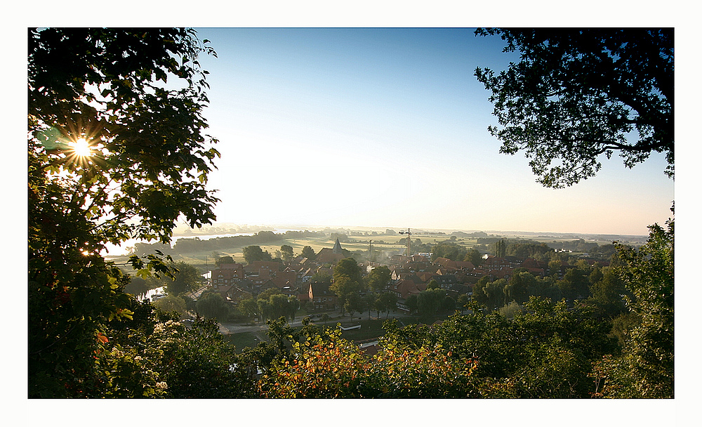 Hitzacker am frühen Morgen