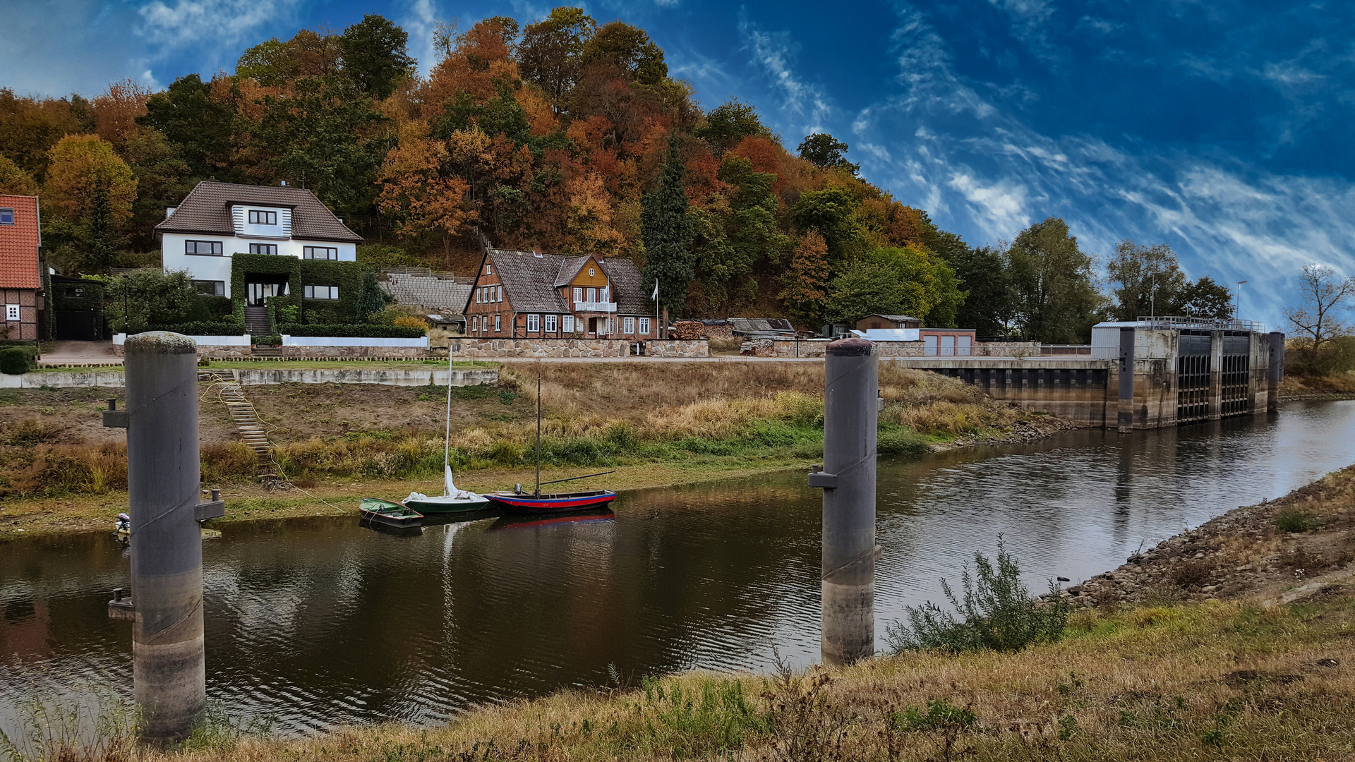 Hitzacker  im Herbst