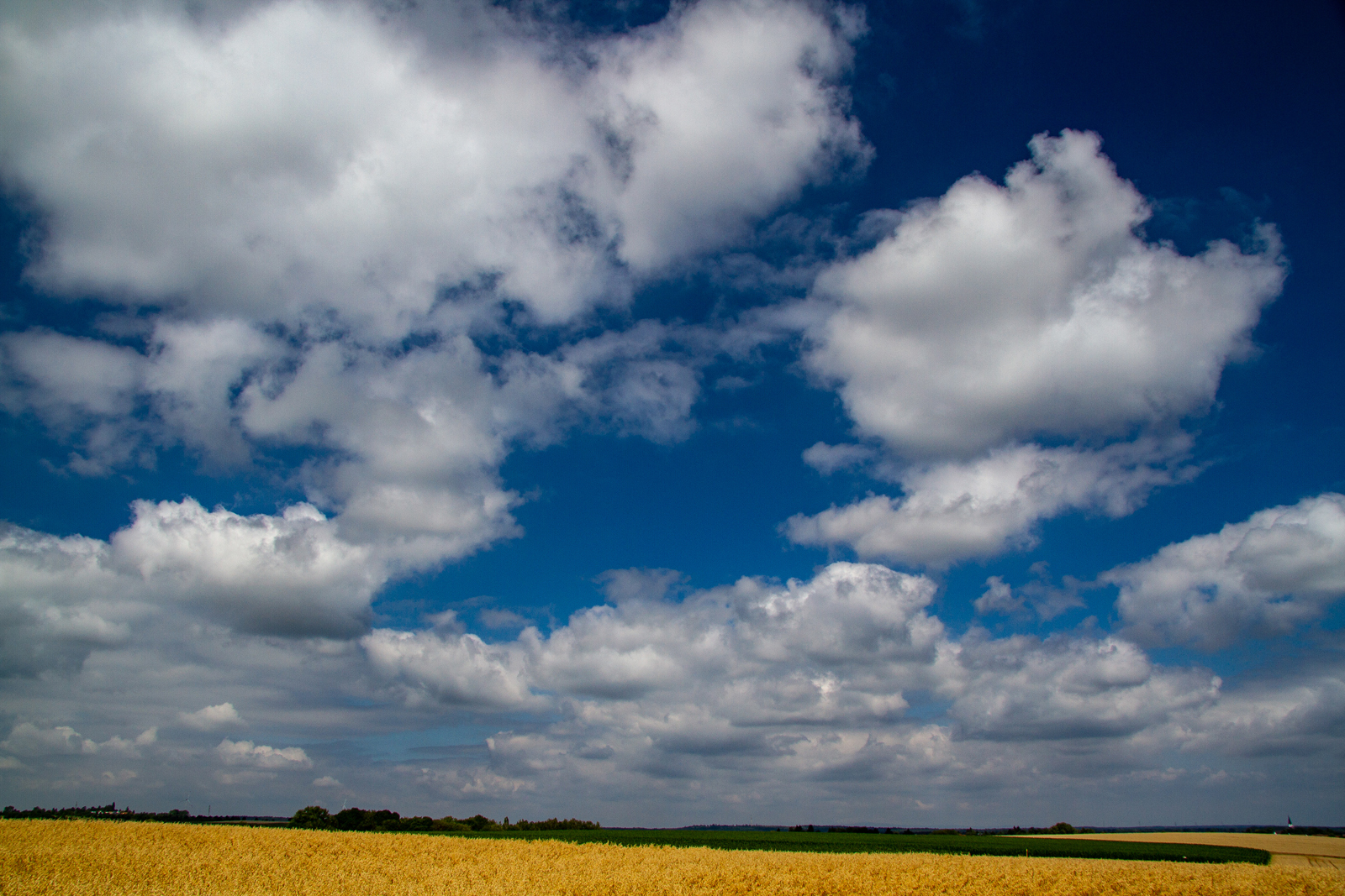 Hitze liegt auf dem Land