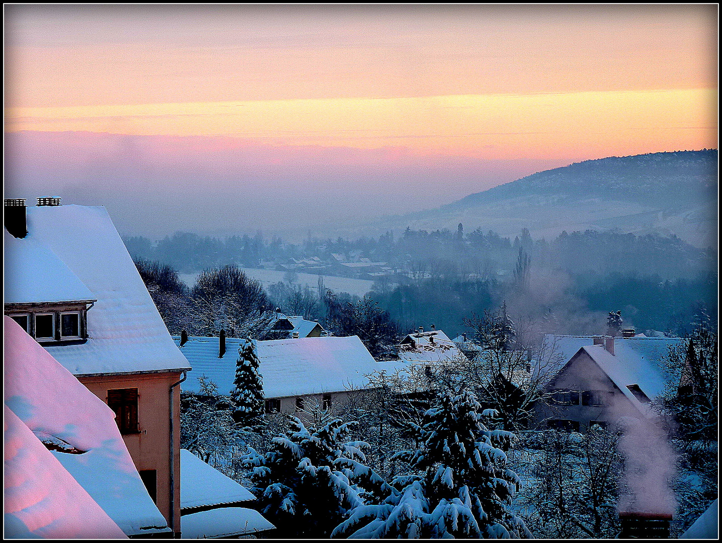 HIVER en ALSACE 