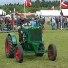 Hjørring/DK; Landwirtschaftsschau,Oldtimervorführung_Deutz-1936 -11 PS ;"Bauernschlepper".