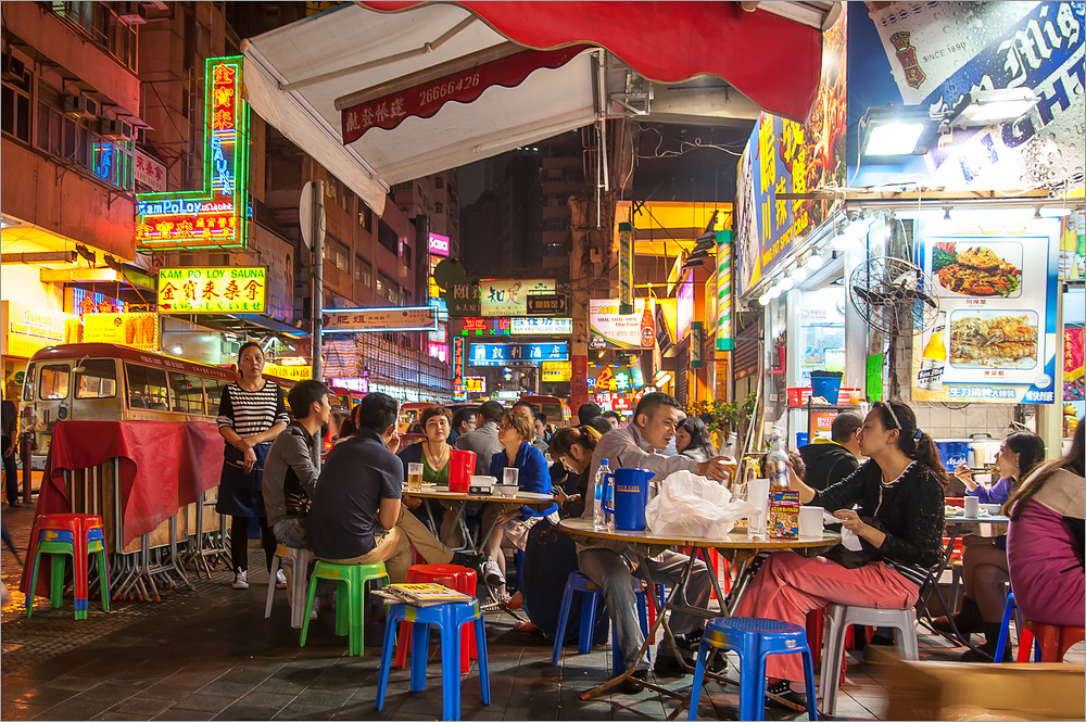 [HK16] Dinner @ Tempel Street Night Market