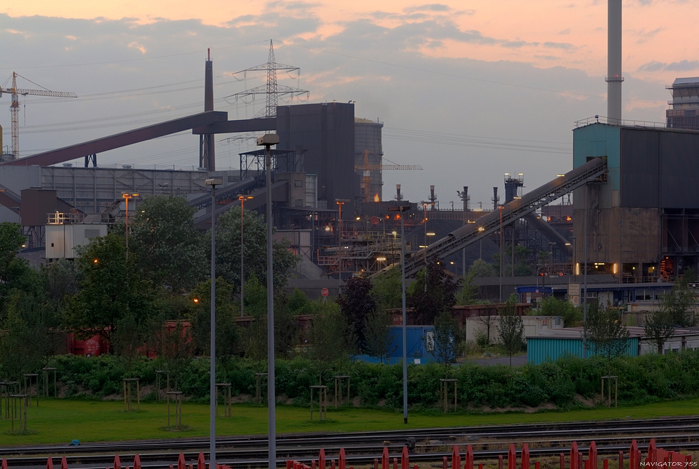 HKM Duisburg, Teilansicht der Kokerei.