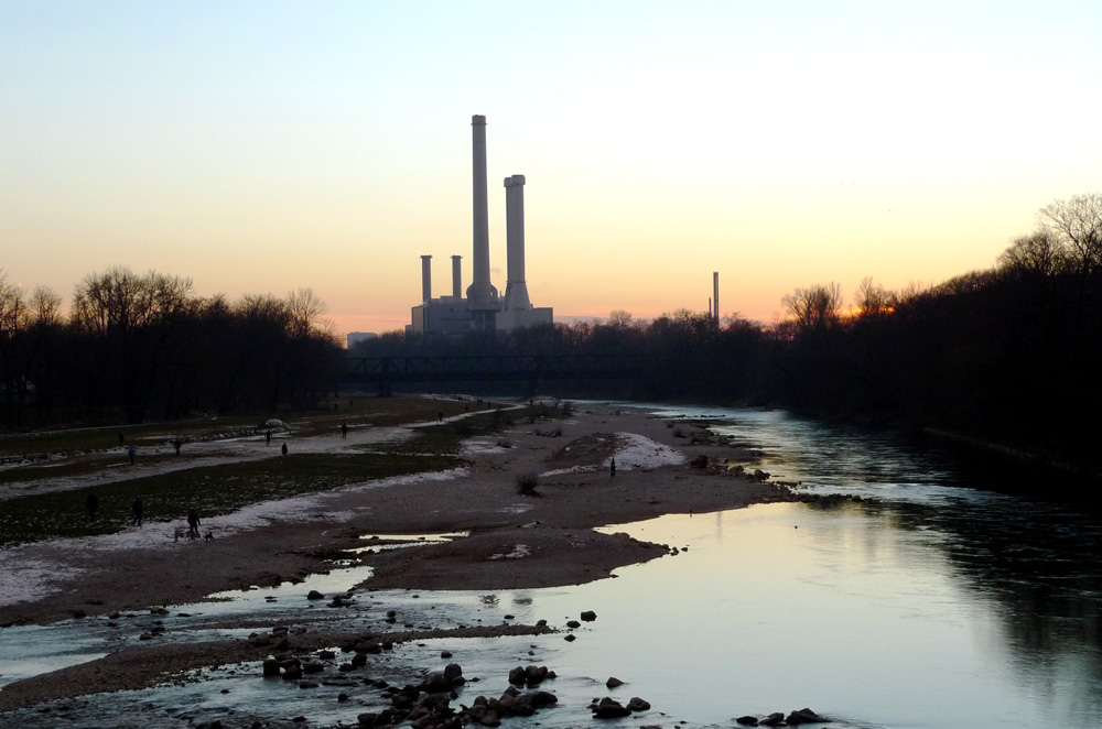 HKW München Süd und die renaturierte Isar