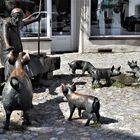 Hl. Antonius - Brunnen am Saumarkt in Wangen