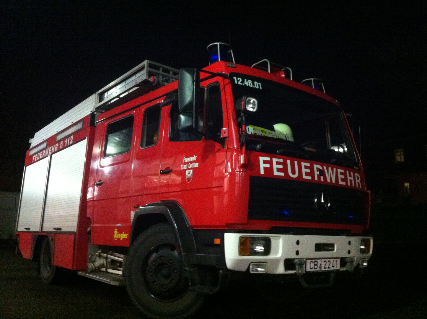 HLF der Feuerwehr Cottbus Löschzug Sandow