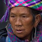 Hmong Frau im nördlichen Bergland Vietnams