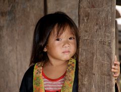 hmong mädchen, laos 2010