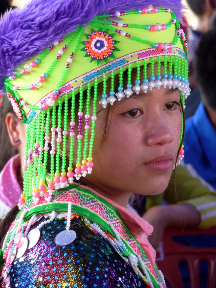 Hmong Mädchen Portrait