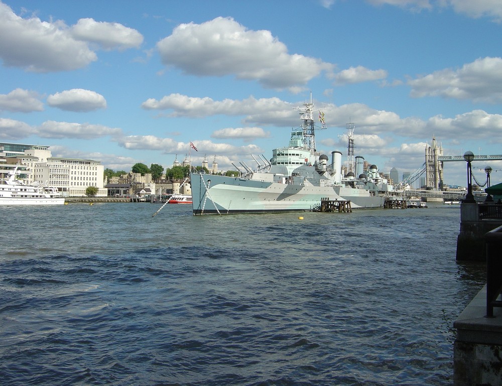 HMS Belfast war ship heute Museum