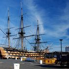 HMS Victory, das Flaggschiff von Vizeadmiral Lord Horatio Nelson