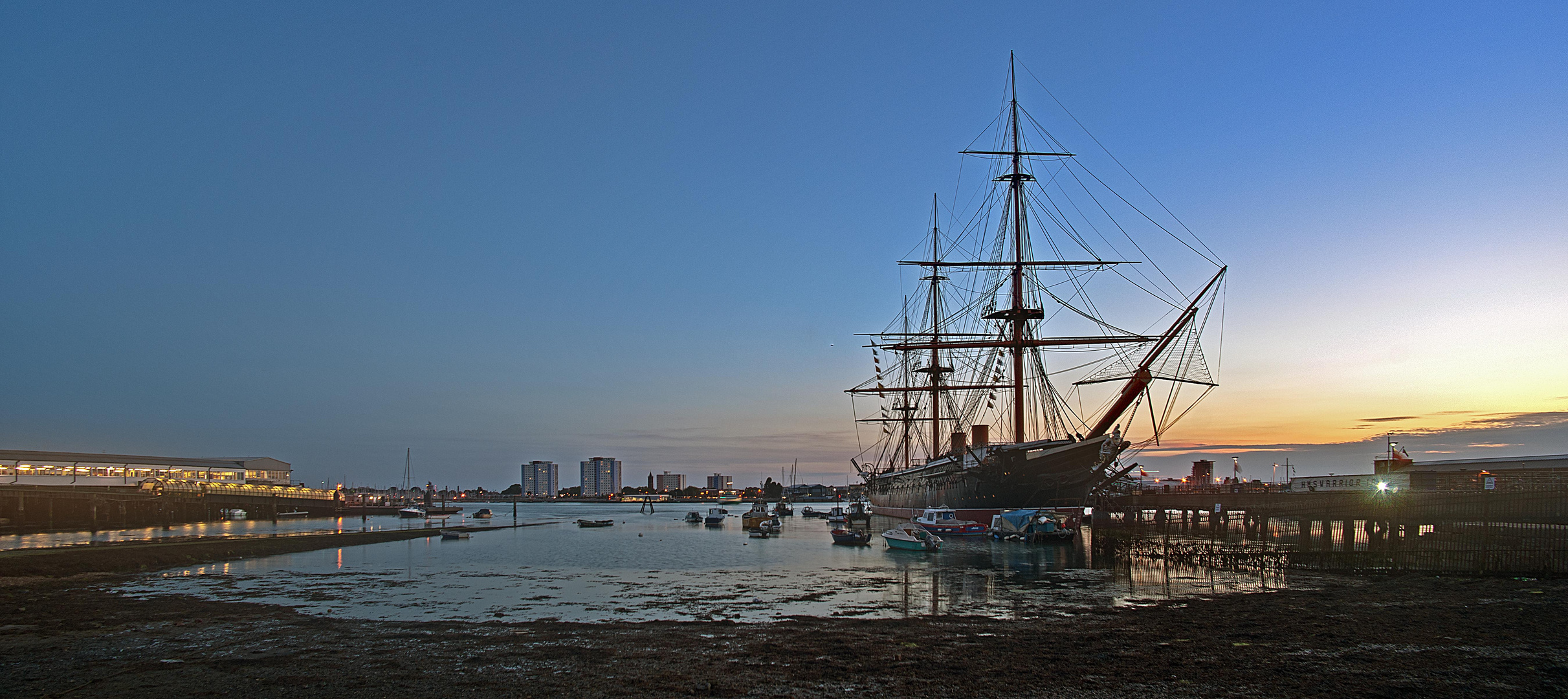 HMS WARRIOR in Portsmouth