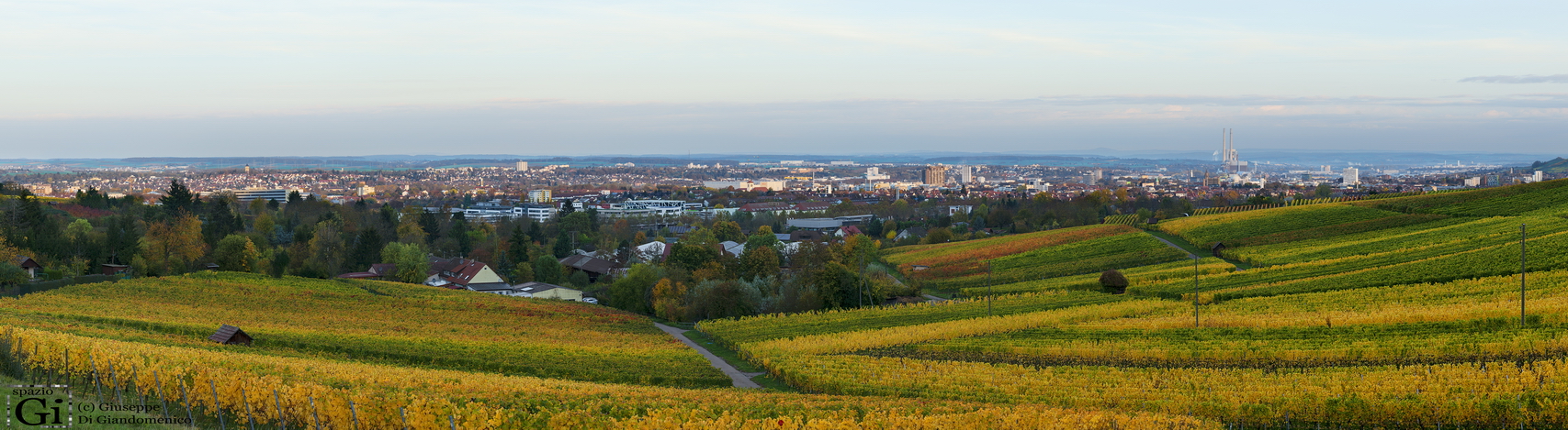 HN Serie Panorama zur Stadt hin -imHerbst