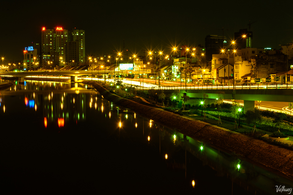 Ho Chi Minh city at night