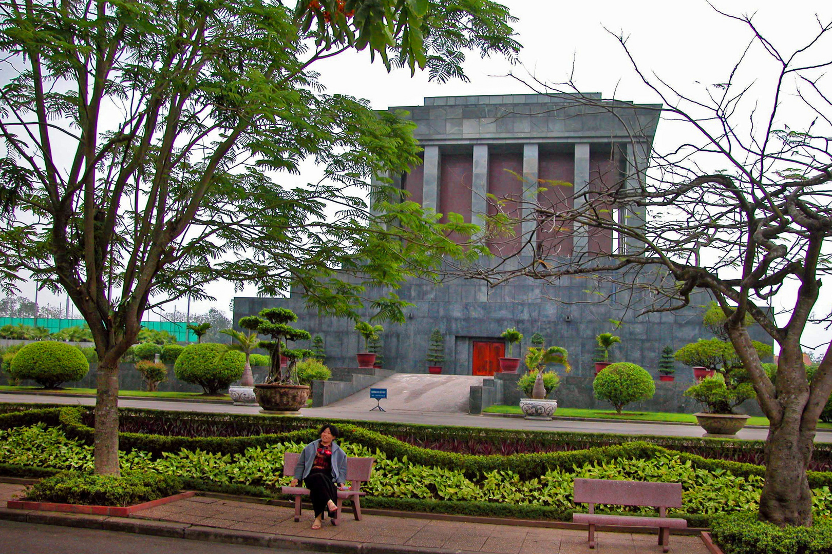 Ho Chi Minh Mausoleum backside