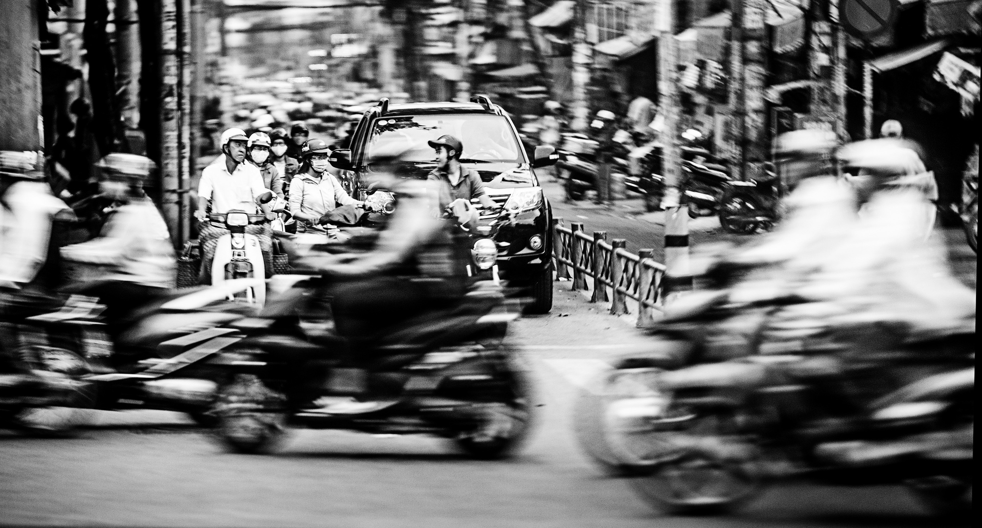 Ho-Chi-Minh-Stadt ..rush hour...