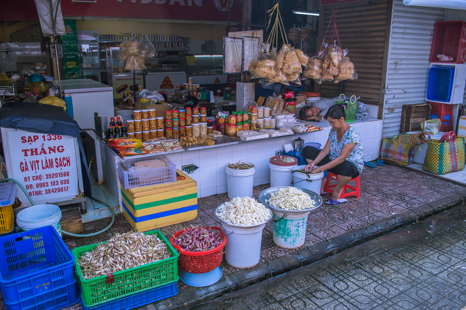 Ho Chi Minh Stadt/Saigon-Cho Ben Thanh Markt