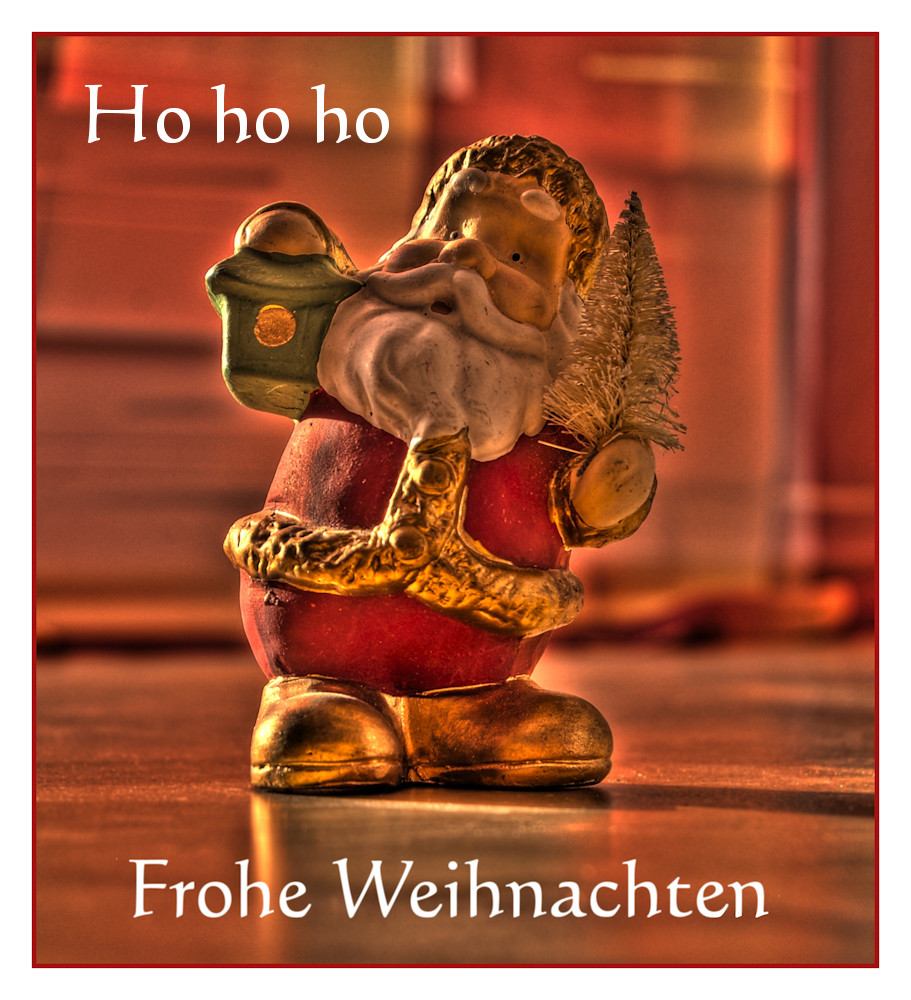 Ho ho ho fröhliche Weihnachten